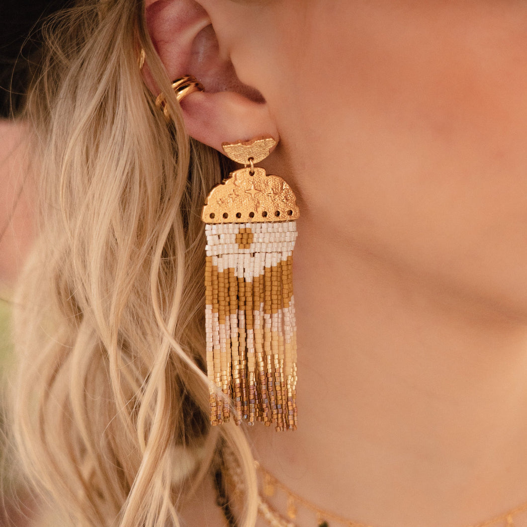 Aretes Tejidos En Miyuki