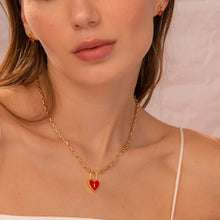 Cargar imagen en el visor de la galería, Set Cadena + Aretes Candado
