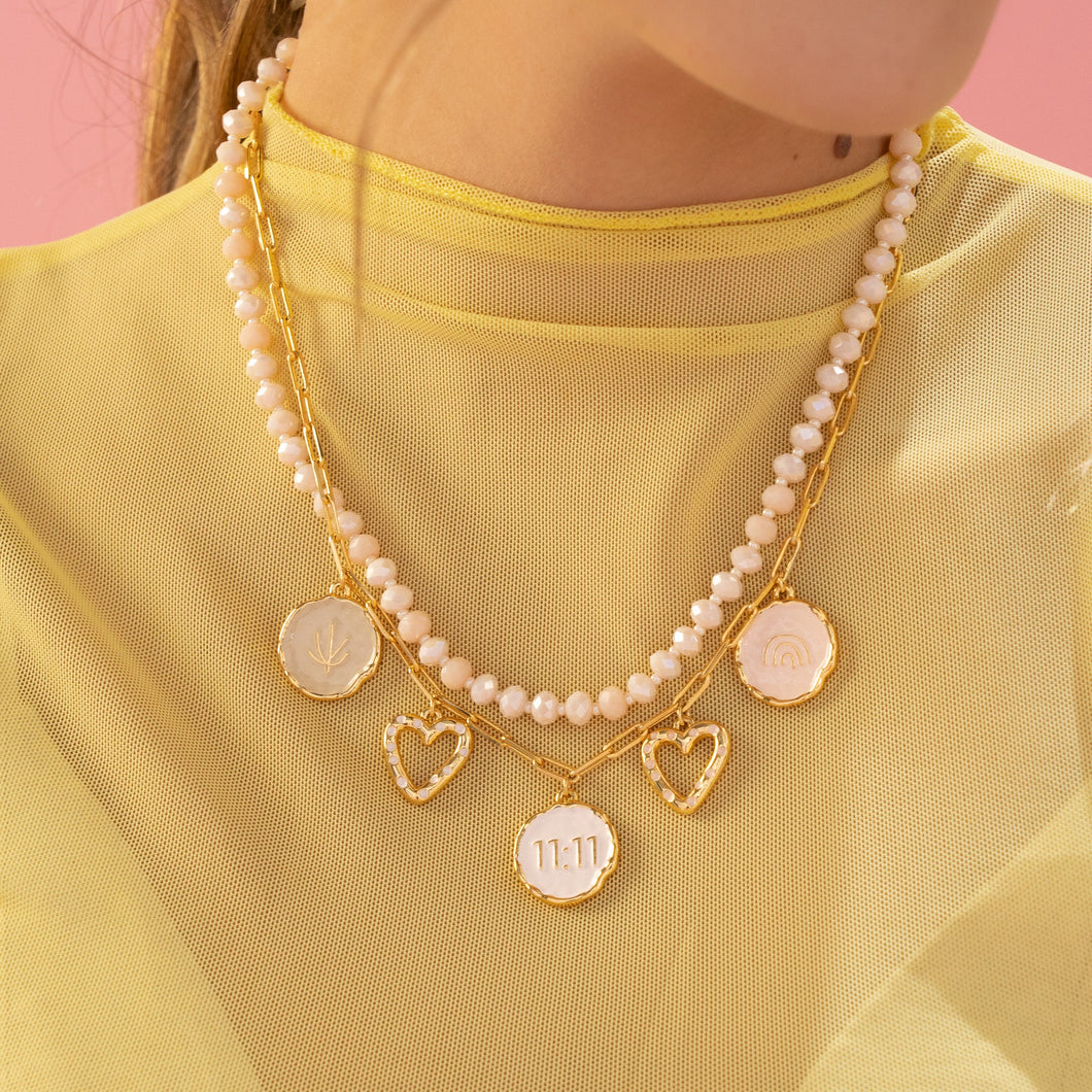 Collar Dijes Varios + Aretes