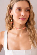Cargar imagen en el visor de la galería, Set Choker + Aretes Tejido en Miyuki
