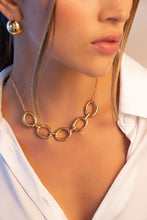 Cargar imagen en el visor de la galería, Collar Ovalos +Aretes
