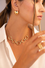 Cargar imagen en el visor de la galería, Collar Ovalos +Aretes
