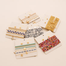 Cargar imagen en el visor de la galería, Set de 6 Pulseras Con Dije De Ola +  Aretes
