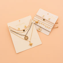 Cargar imagen en el visor de la galería, Set Collar Dije De Estrella + Aretes
