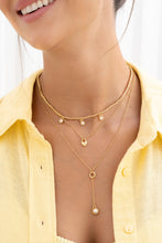 Cargar imagen en el visor de la galería, Set De 2 Cadenas Con Dije De Perla + Aretes
