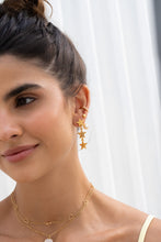 Cargar imagen en el visor de la galería, Set De Aretes De Estrella + Earcuff
