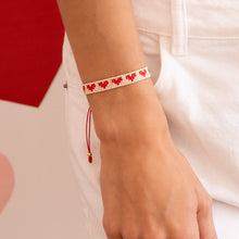 Cargar imagen en el visor de la galería, Set Pulsera + Aretes Tejido en Miyuki
