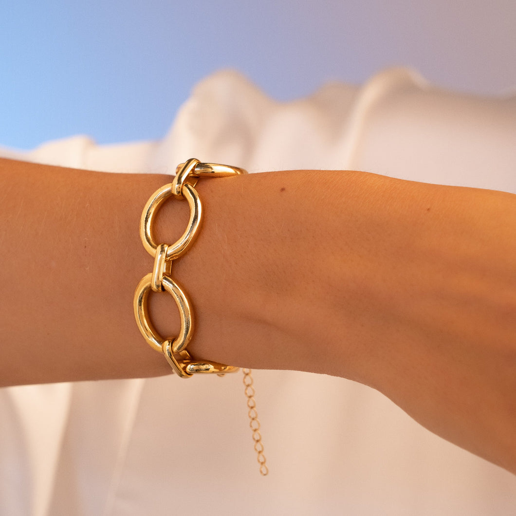 Pulsera Ovalos + Aretes