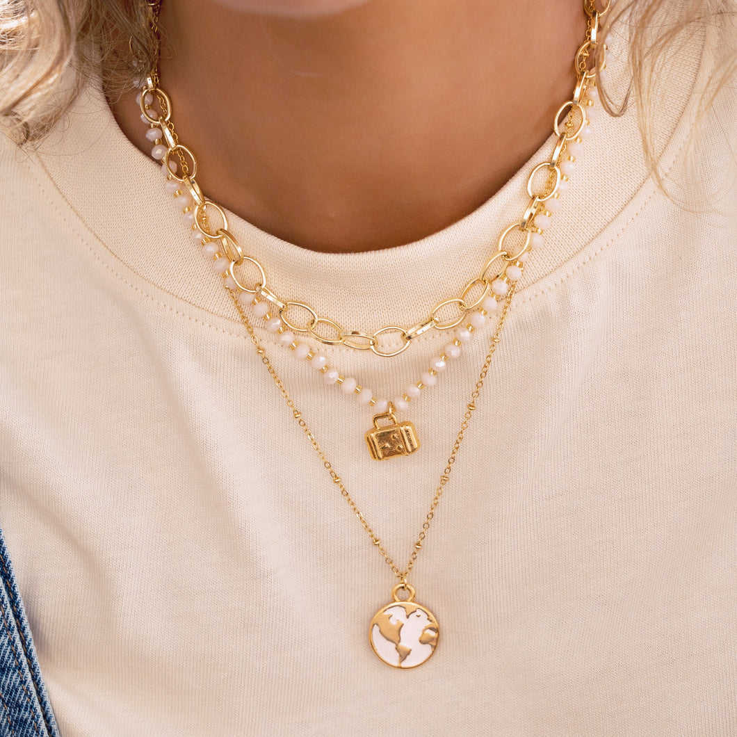 Set Collar Con Dijes Varios