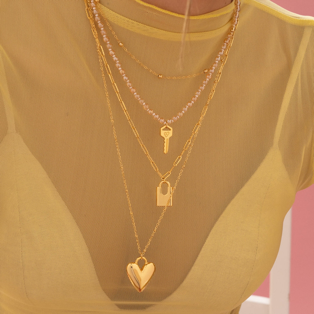 Set Collar Dijes Varios + Aretes