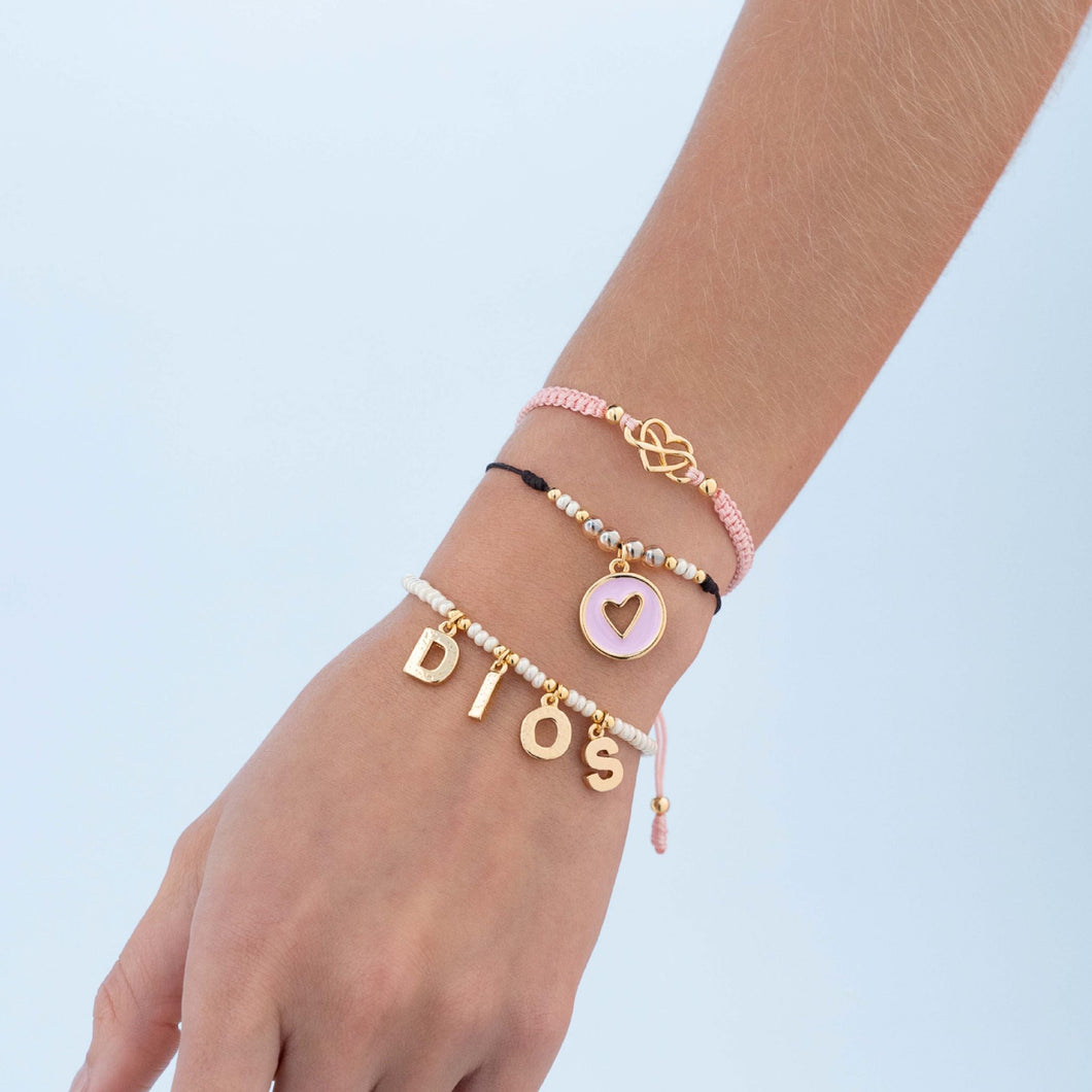 Set Pulsera Amor De Dios