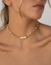 Cargar imagen en el visor de la galería, Choker Con Dije De Rombo + Aretes
